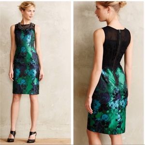 Leifsdottir Anthropologie Water Garden Floral Dress